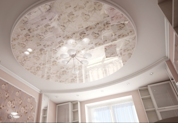 Фотопечать на потолке в подарок