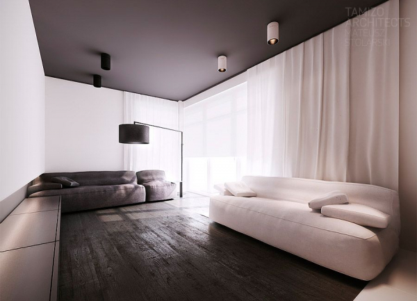 Натяжные потолки в стиле лофт